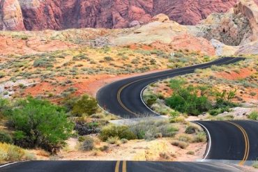 A road that runs through Nevada