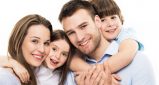 family smiling